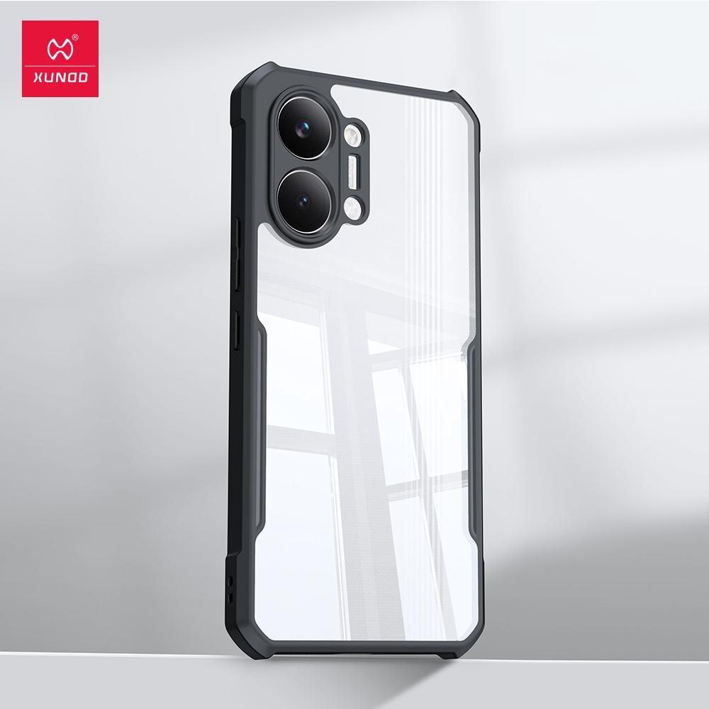 

For Xiaomi Poco X8 Pro Max Case XUNDD Casing Airbag Shockproof Bumper Protective Case Transparent Back Cover For Poco X8 Pro Max For Poco X8 Pro Max чёрный