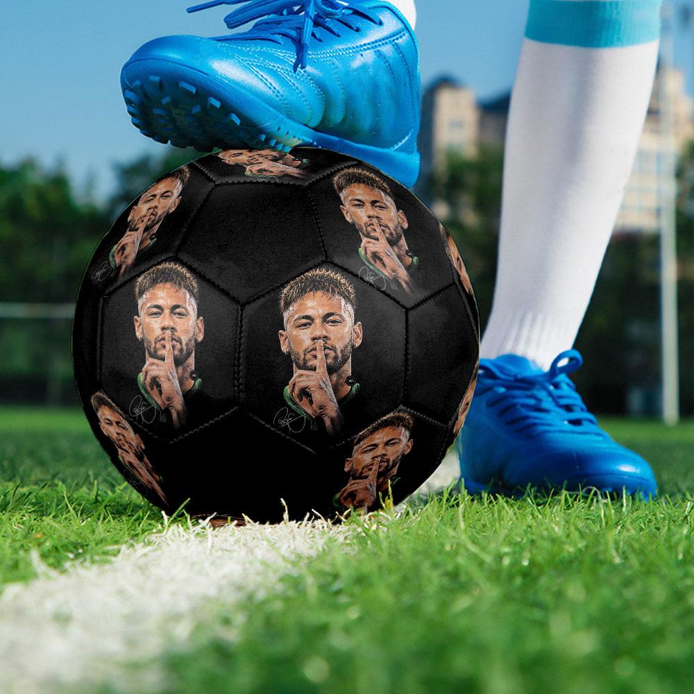 1 Stück Neymar Fußball Größe 5 Hallenfußball Mode Bunt Hinterhofspiel - Großartig für Sportfans Geschenk HE45