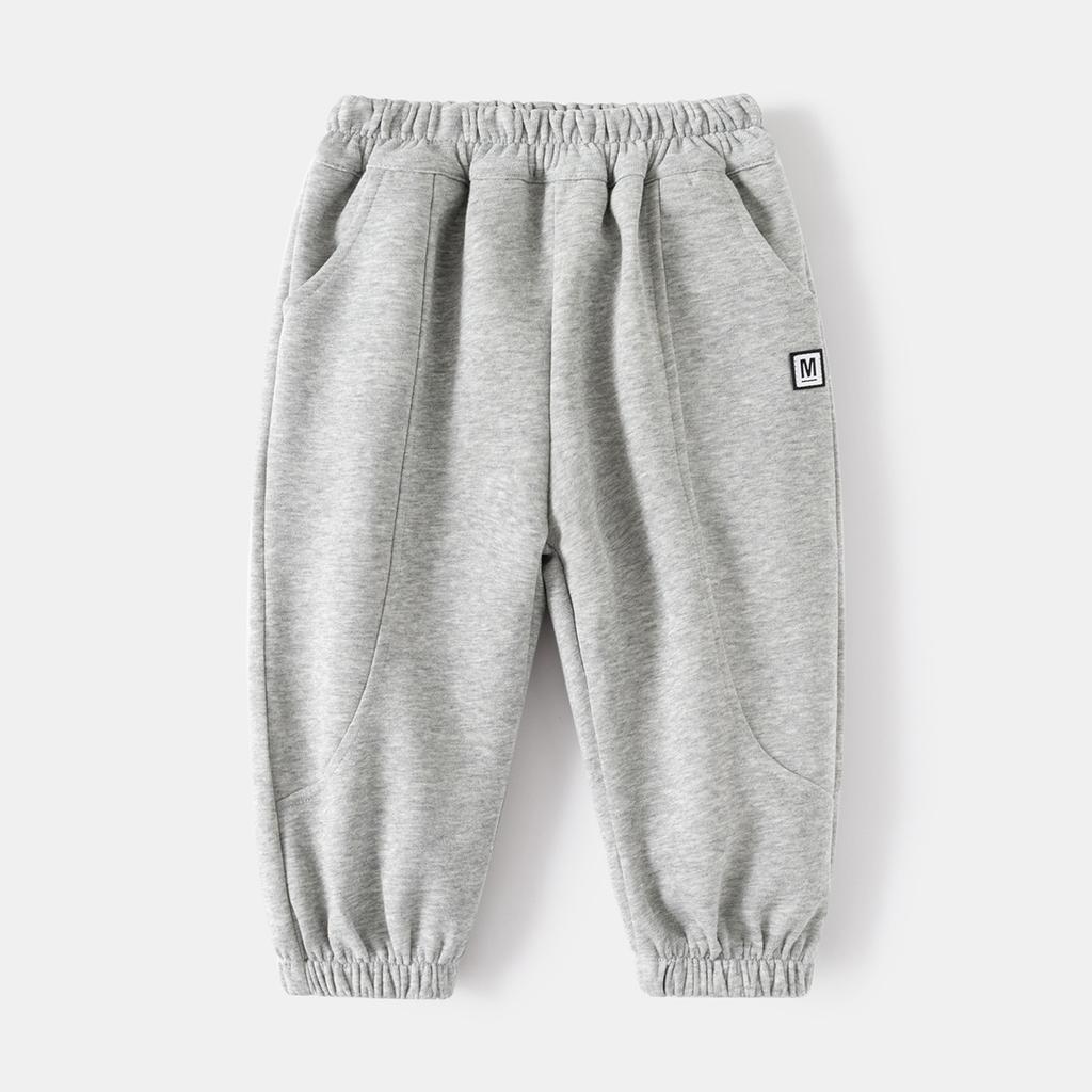 Boys Jogger Pants Spring Autumn Sweatpants Streetwear Casual Sports Pants Elastic Waist Long Trousers for Kids and Toddler Boys