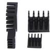 4Pcs Black Aluminum Heatsink Cooler Cooling Kit For Raspberry Pi 3/2 /Rpi B+