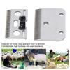 2pcs 35 Teeth Horse Clipper Blades Livestock Hair Trimmer Blades  For Livestock Clipping