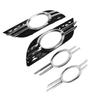 2PCS Front Fog Light Grille Cover Trim 2118850922 Replacement for E320 E350 E550 2007?2009
