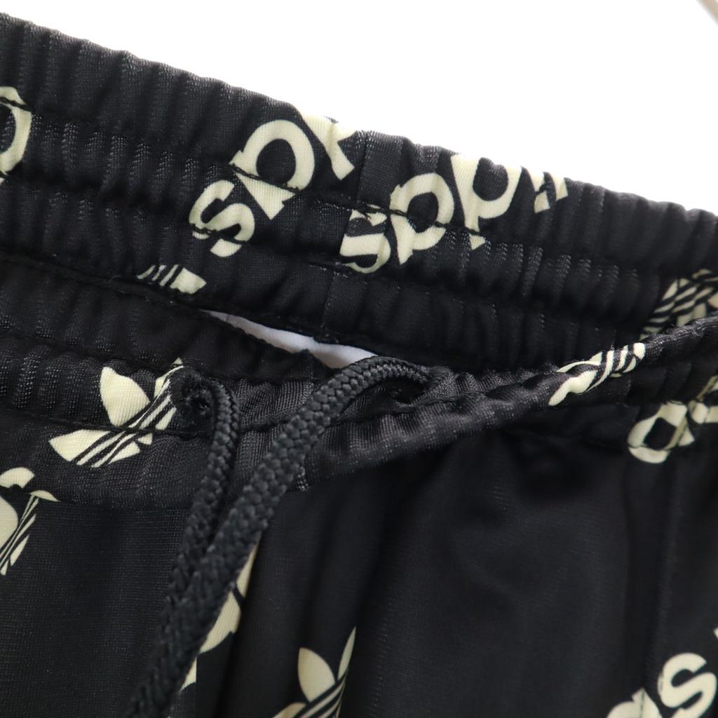 Adidas Originals Trefoil Logo Adibreak Track Pants S Black Jersey Women Used