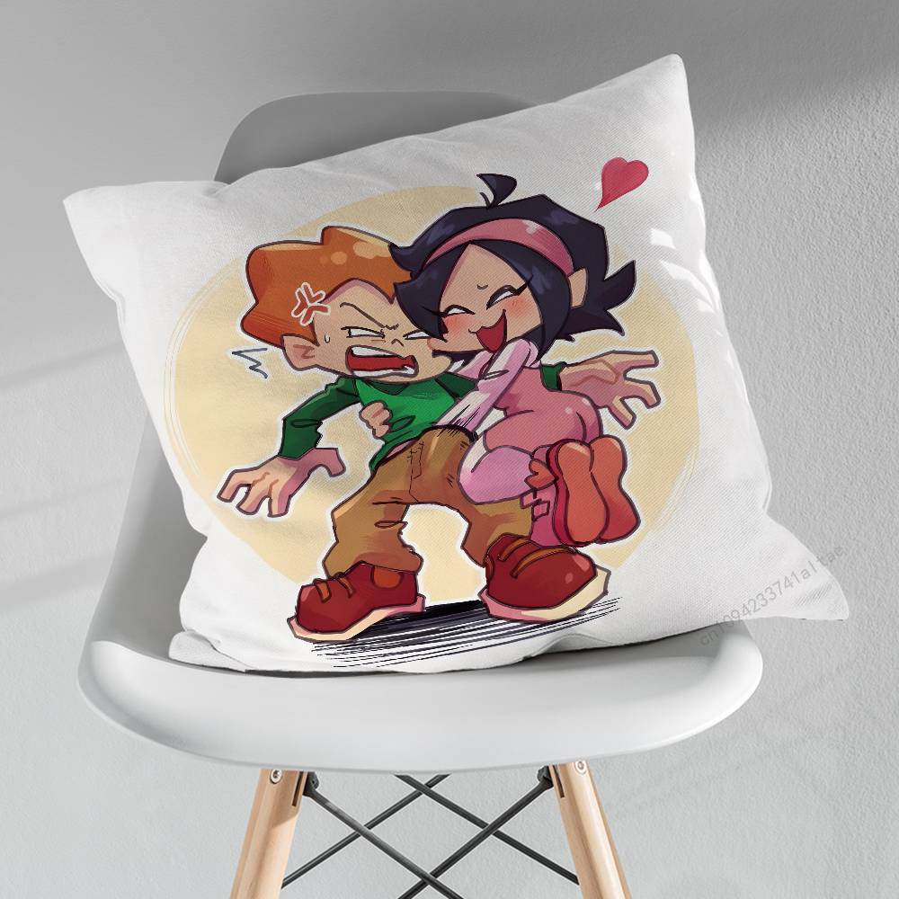FFriday Night FFunkin Pillow Case For 30x30cm45x45cm55x55cm For Home Bedroom Decoration And Protector