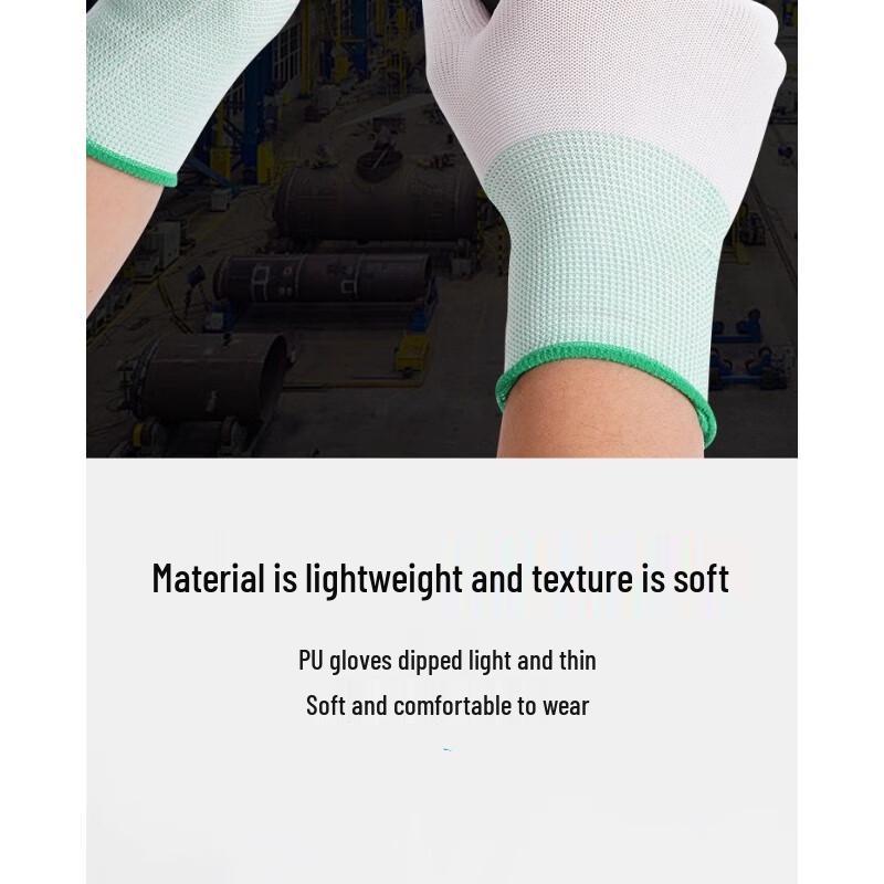 Anbikang PU Anti-Static Coated Labor Protection Work Gloves