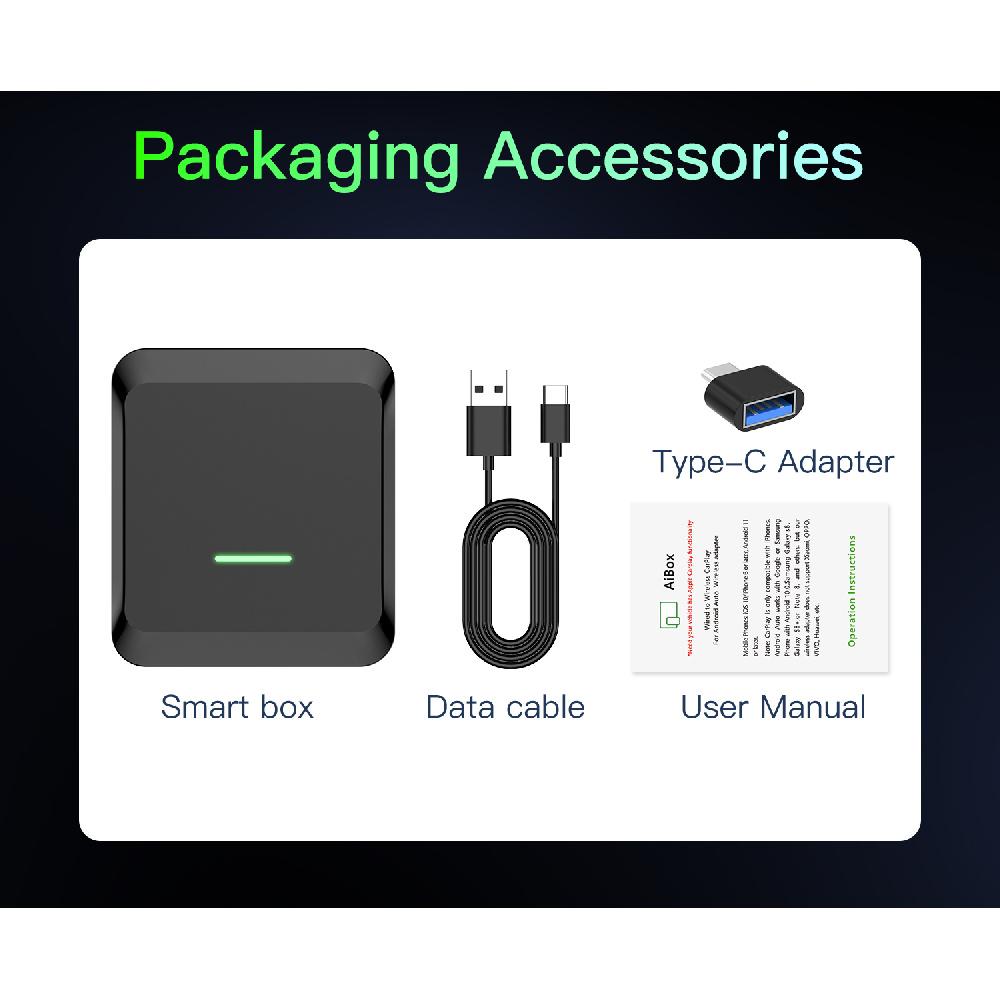 Android Auto & CarPlay Wireless Adapter
