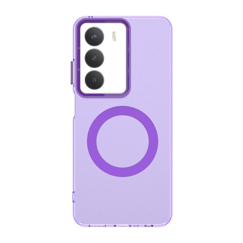 Transparent Case For Realme 14x Case For Realme 14x Magnetic Adsorption Wireless Charge Back Cover For Realme 14x Case 6.67 inch