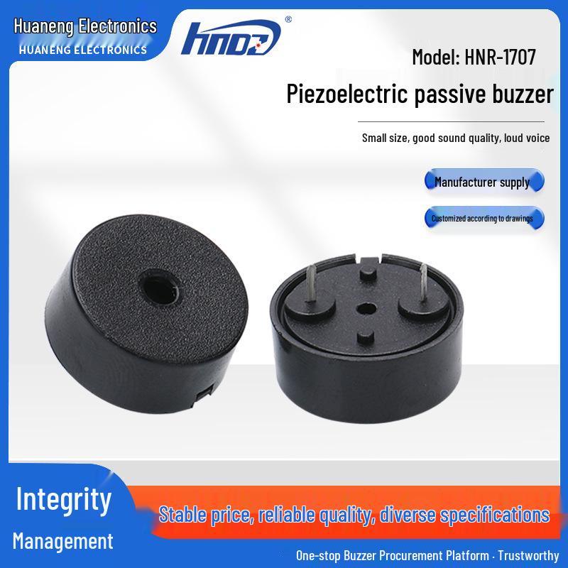 Pin-type HNR-1707 Piezoelectric Passive Buzzer Alarm 1707