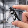 Goth Core Dinosaur Keychain Glow Skull Skeleton with Metal Chain, Y2K Grunge Accessories for Backpack & Keys