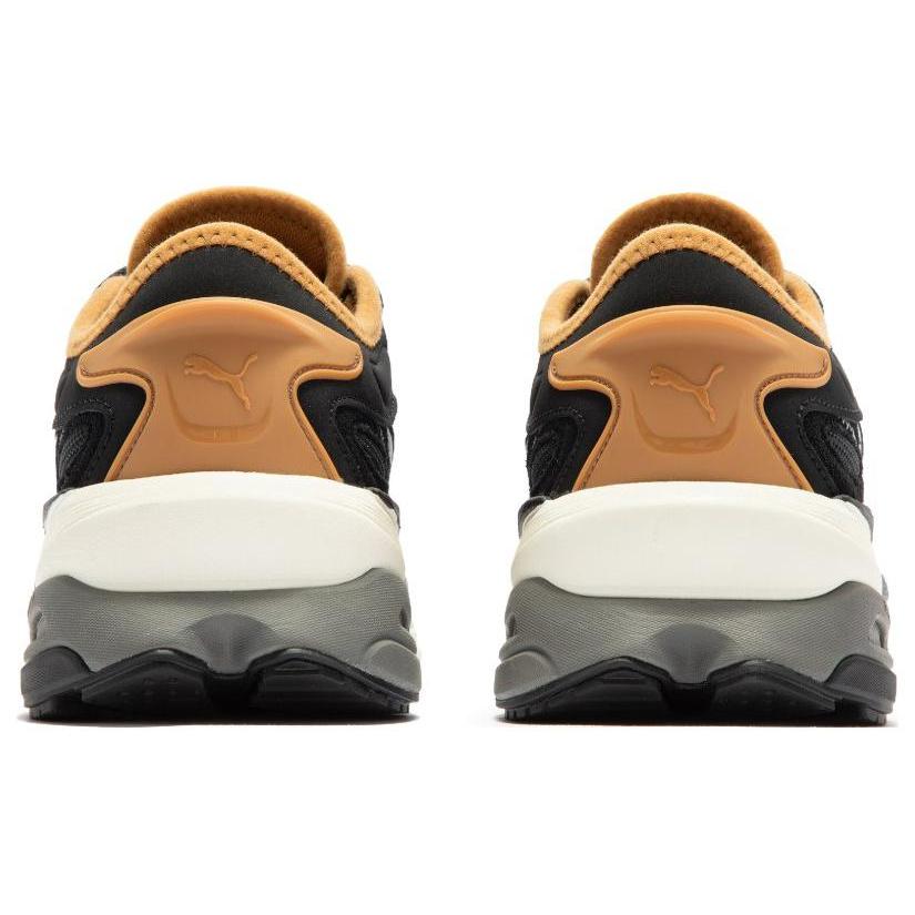 Puma Extent Nitro Heritage 'Jet Black Brown' (Unisex) Jet Black / Whisper White Running Shoes 385556 01