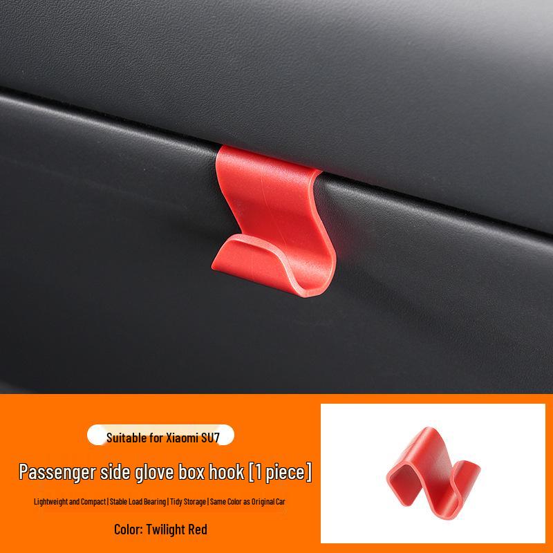 Xiaomi SU7 Car Interior Accessories: Glove Box Seat Hooks in Original Car Color