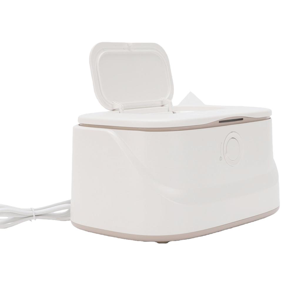Wet Wipes Warmer Night Light Smart Adjustable Temperature Baby Wipes Heater White