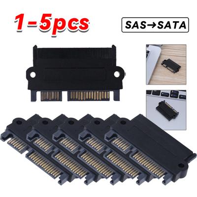 High Speed 180 Degree SAS To SATA Adapter Converter Copper Core Support 500MBs Data Transfer for Computer Hard Drive Connection