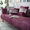 Winter Thickened Flannel Plush Sofa Cushion Winter Antislip Four Seasons Universal Simple Modern Cushion Cover Towel