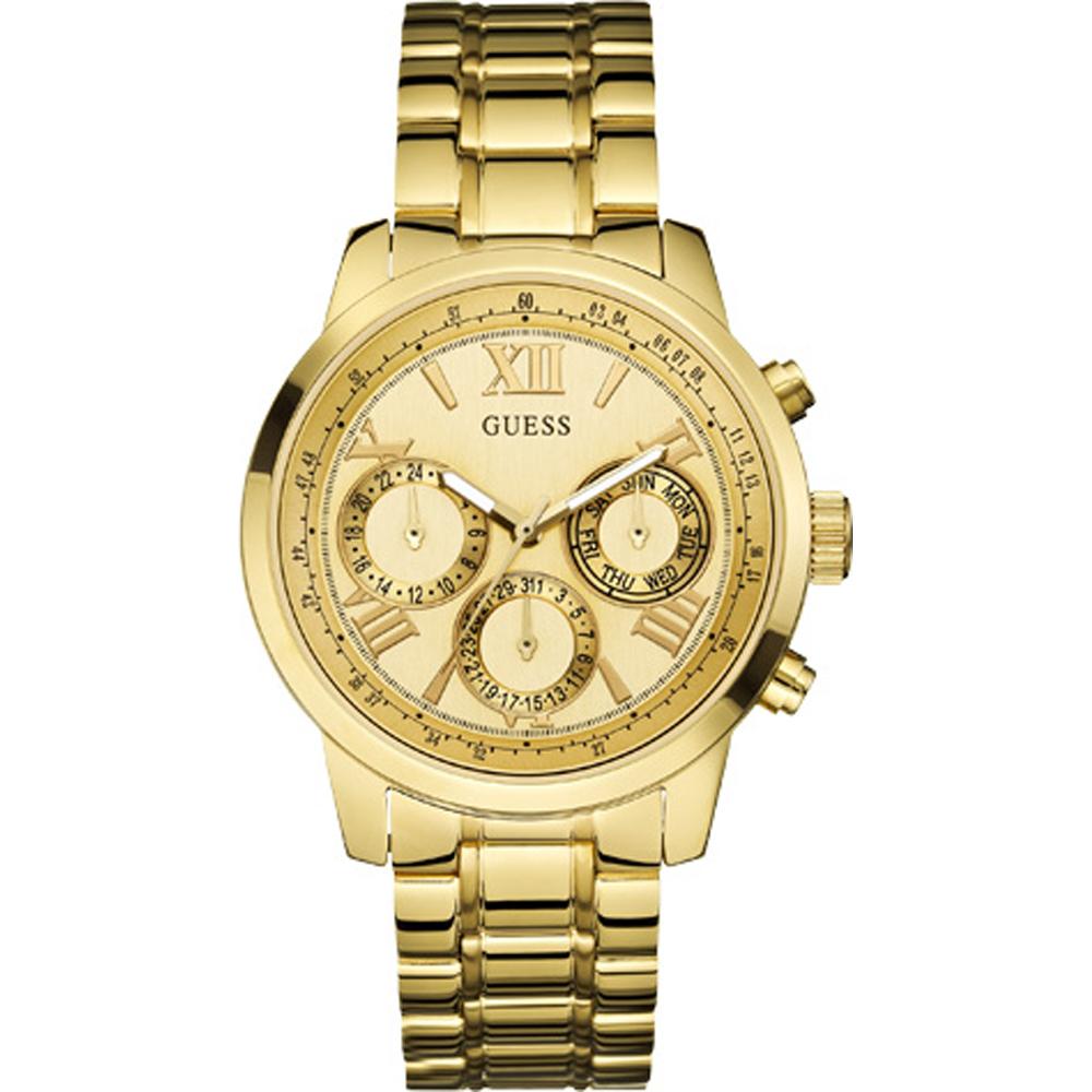 GUESS Sunrise Gold Stainless Steel Women s Quartz Watch W0330L1 золотой