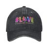 Autism Awareness Respect Love Support  Printed Caps for Unisex Women Cotton  Trucker Hat Causal Headwear Baseball Cap Adjustable