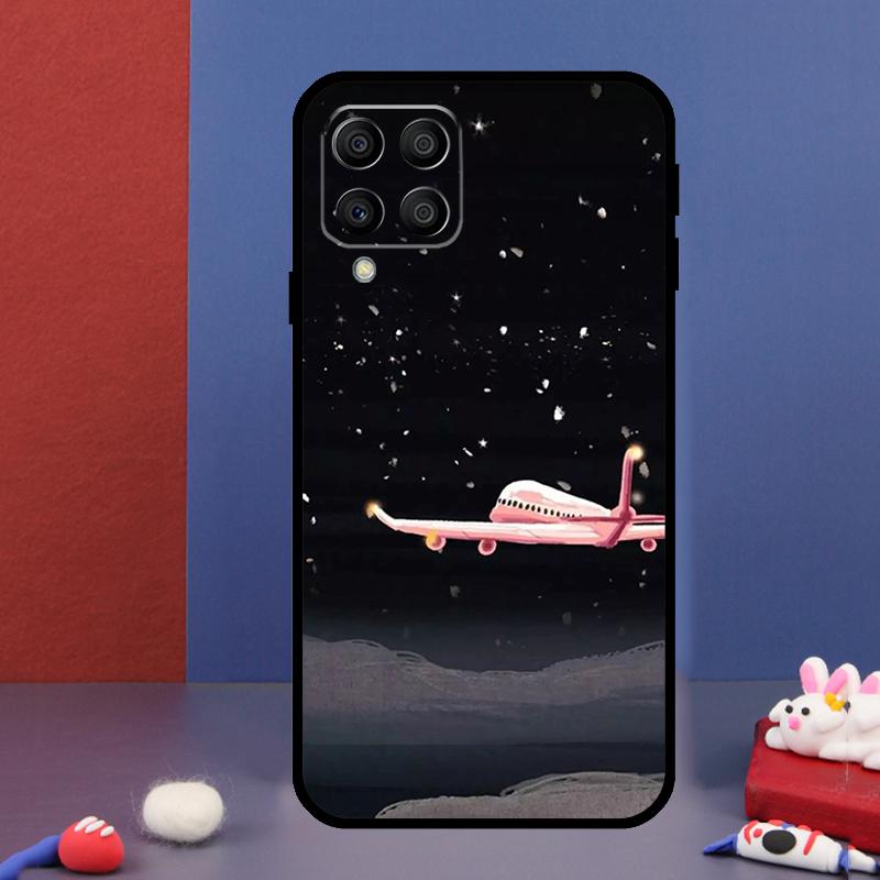 Airplane Travel For Samsung Galaxy M33 M13 M23 M53 M15 M55 M31 M51 M14 M34 M54 M20 M30s M32 M52 Phone Case