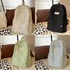 Casual Girl Nylon Backpack With Breathable Straps For Travel And School Use