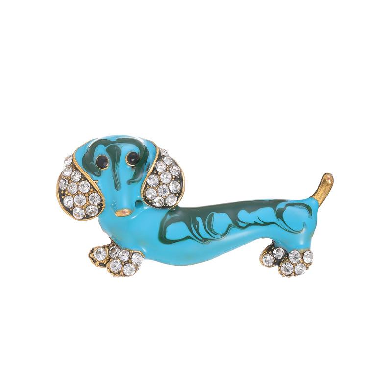 Hot Creative Crystal Animal Brooch: Frog, Cat, Dog, Bird, Sheep, Pony, Hedgehog, Lizard, Men's Women's Brooch Jewelry Gifts