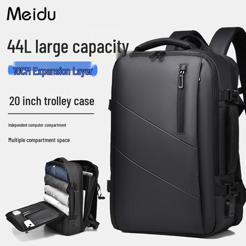 Meidu Expandable Business Travel Laptop Backpack