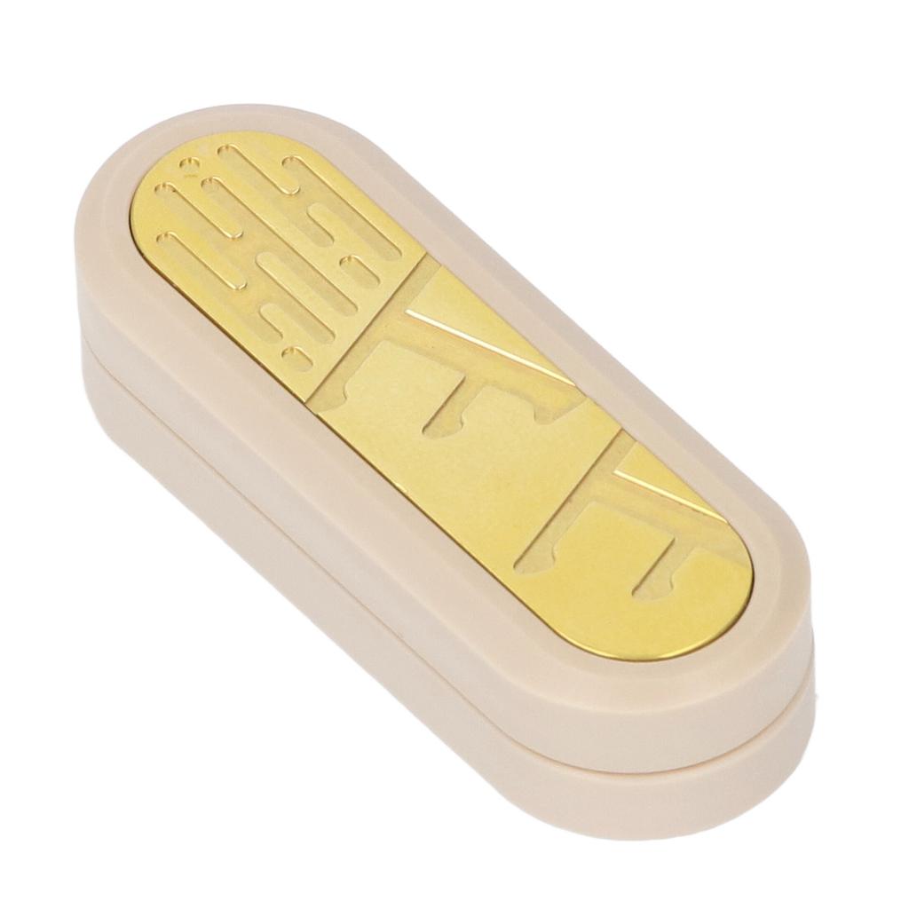 Mechanical Push Slider Magnetic Push Card Metal Decompression Fingertip Slider Toy for Office Home