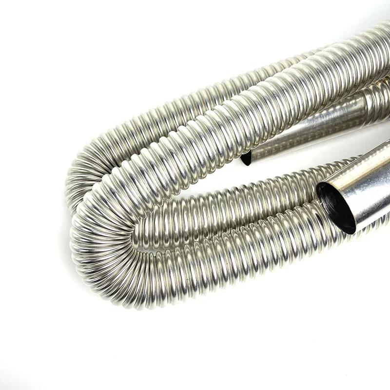 60cm-300cm Air Diesel Parking Heater Stainless Steel Exhaust Pipe Tube Gas Vent Hose Car Truck VAN