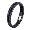 Double-Layer Woven Leather Bracelet Men'S Personality Trendy Bracelet Fashion Versatile Bracelet Jewelry