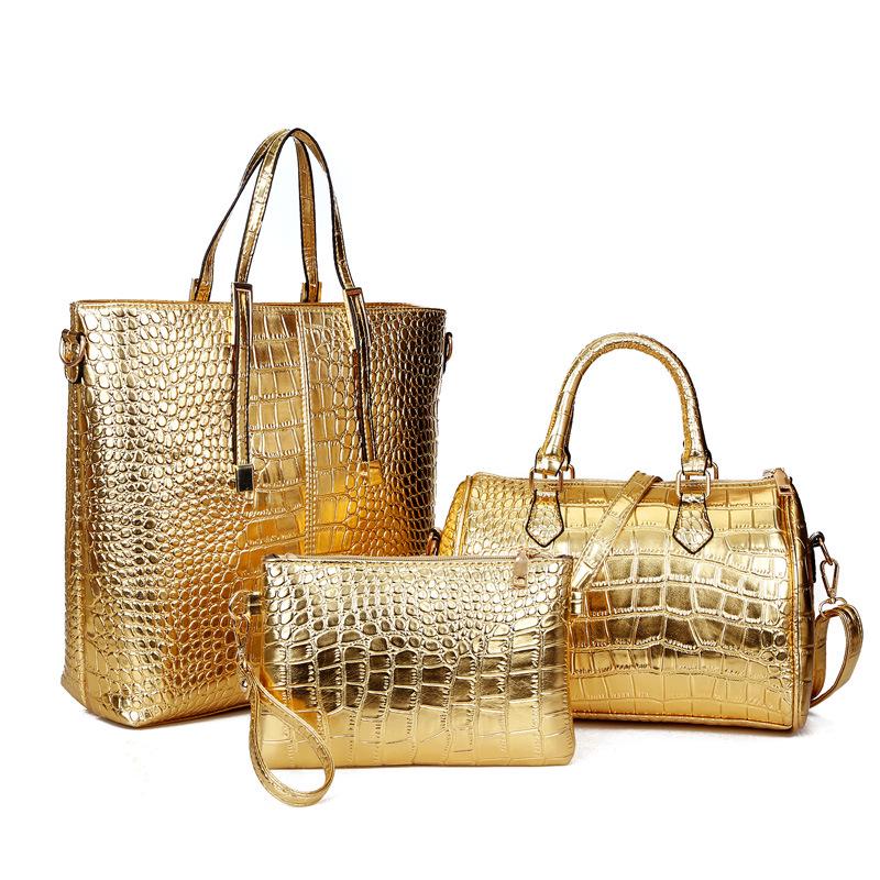 2024 Women's Autumn Trendy Large Capacity Bag Set – 3 Pieces