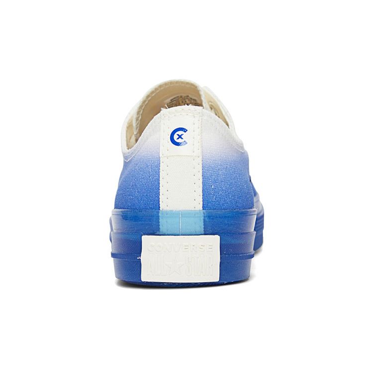 Converse Chuck Taylor Seasonal Comfortable Versatile Low Top Canvas Shoes Unisex sneakers Blue White A00817C