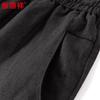 Hengyuanxiang Men's Chinese Style Loose-Fit Linen Pants HJ131