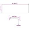 VidaXL Stair Treads 4 Pcs Untreated 80x25x2cm Solid Oak Wood 3282894
