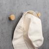 10pcs Natural Wooden Material Round Wall Hook No-Drill Adhesive Hook  Entryway