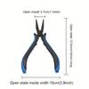 1pc Non-Damaging Flat Nose Binding Hook Pliers for Wire Pulling and Jewelry DIY Crafting Multi- Hand Tool