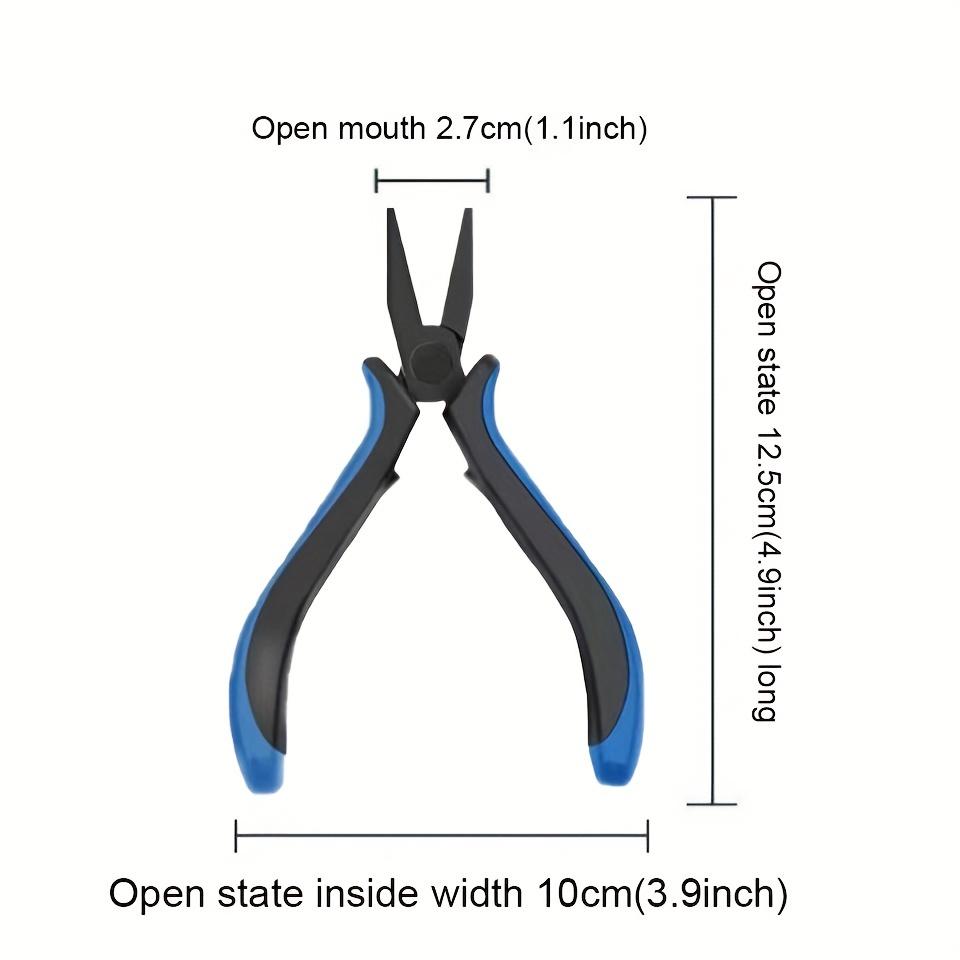 1pc Non-Damaging Flat Nose Binding Hook Pliers for Wire Pulling and Jewelry DIY Crafting Multi- Hand Tool