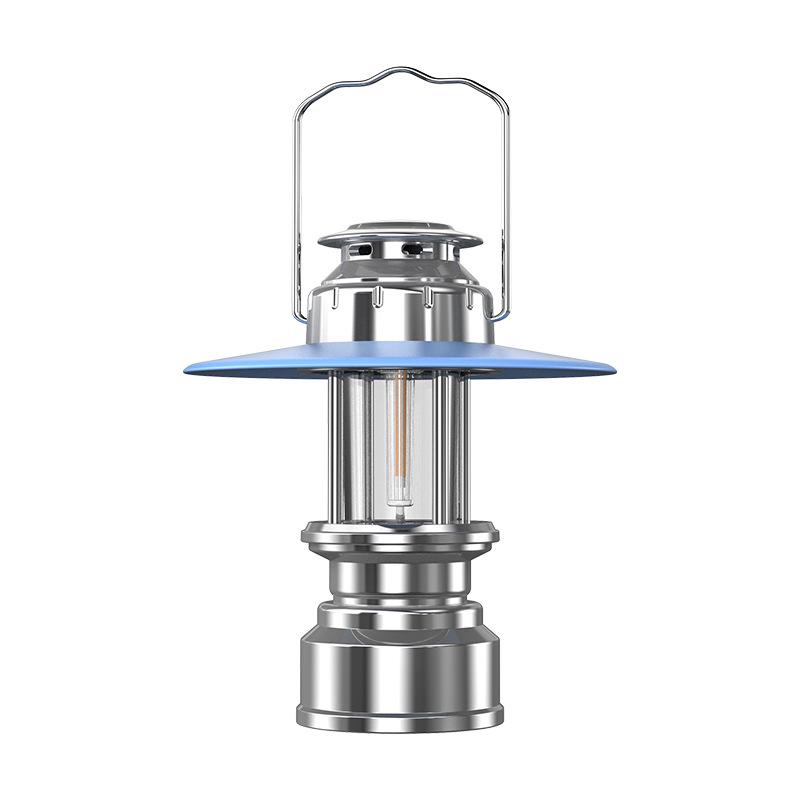 Portable Retro Oil Camping Lamp: USB Rechargeable Outdoor Stand & Atmosphere Light