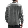 Men's Casual Stand Collar Pullover Shirt Retro Thin Cotton Linen T-shirt Top