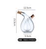 Küchenvorratsbehälter Glas Ölflasche Essigtopf Mehrzweck-Gewürzflasche/einzigartiges doppelwandiges Design Trinkflasche