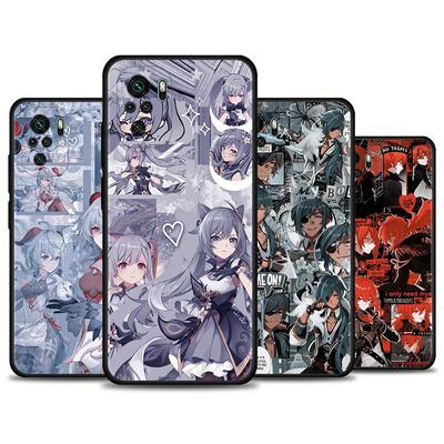 Husa pentru Redmi Note 10 Pro Max 9 9t 9s 8 8t 7 Husa Tpu Fundas pentru Redmi K40 Pro Plus 9 9a 9c Shell Genshin Impact Anime