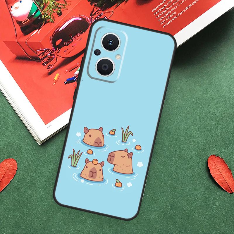 

Capybara Spa Case For OPPO Reno 8T 4 5 6 8 7 Lite 4Z 5Z 10 Pro OPPO Find X2 X5 Lite X3 Neo X6 Pro Cover OPPO Find X3 Neo