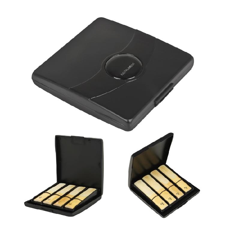 Saxophone Reed Box Portable Sax Reeds Container Woodwind Instrument Accessory