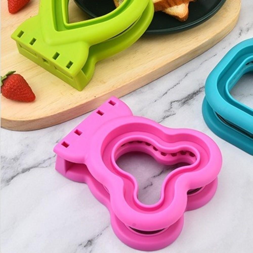 New Stainless Steel DIY Sandwich Cutters Mould Round Square Heart Shape Toast Bread Mold Sandwich Cutting Tool Kids Breakfast