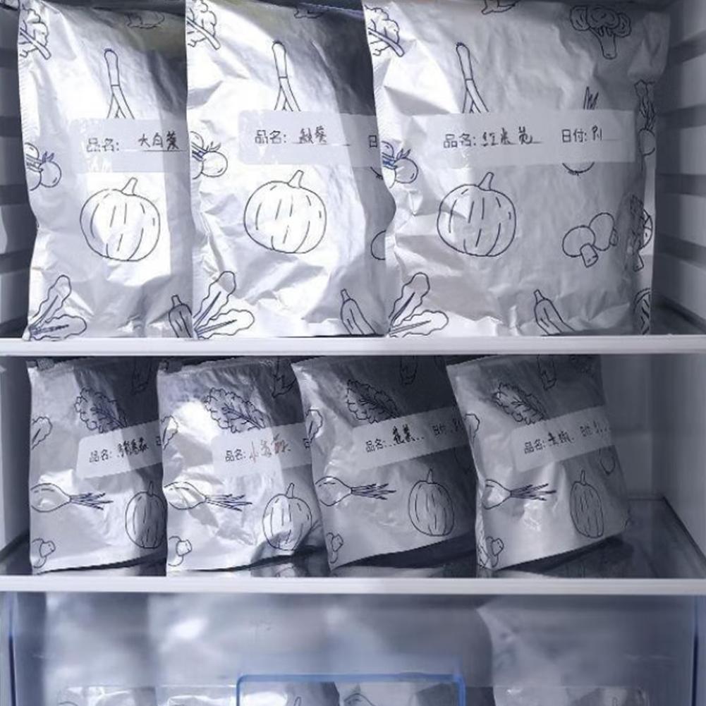 Aluminum Foil Food Bag 10/30PCS Reusable Leakproof Freezer Bag Fresh-keeping Kitchen Safe Bag F H8V4