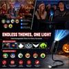 USB Operated Portable Projector Light Christmas Halloween Patterns for Bedroom Home Holiday Decoration