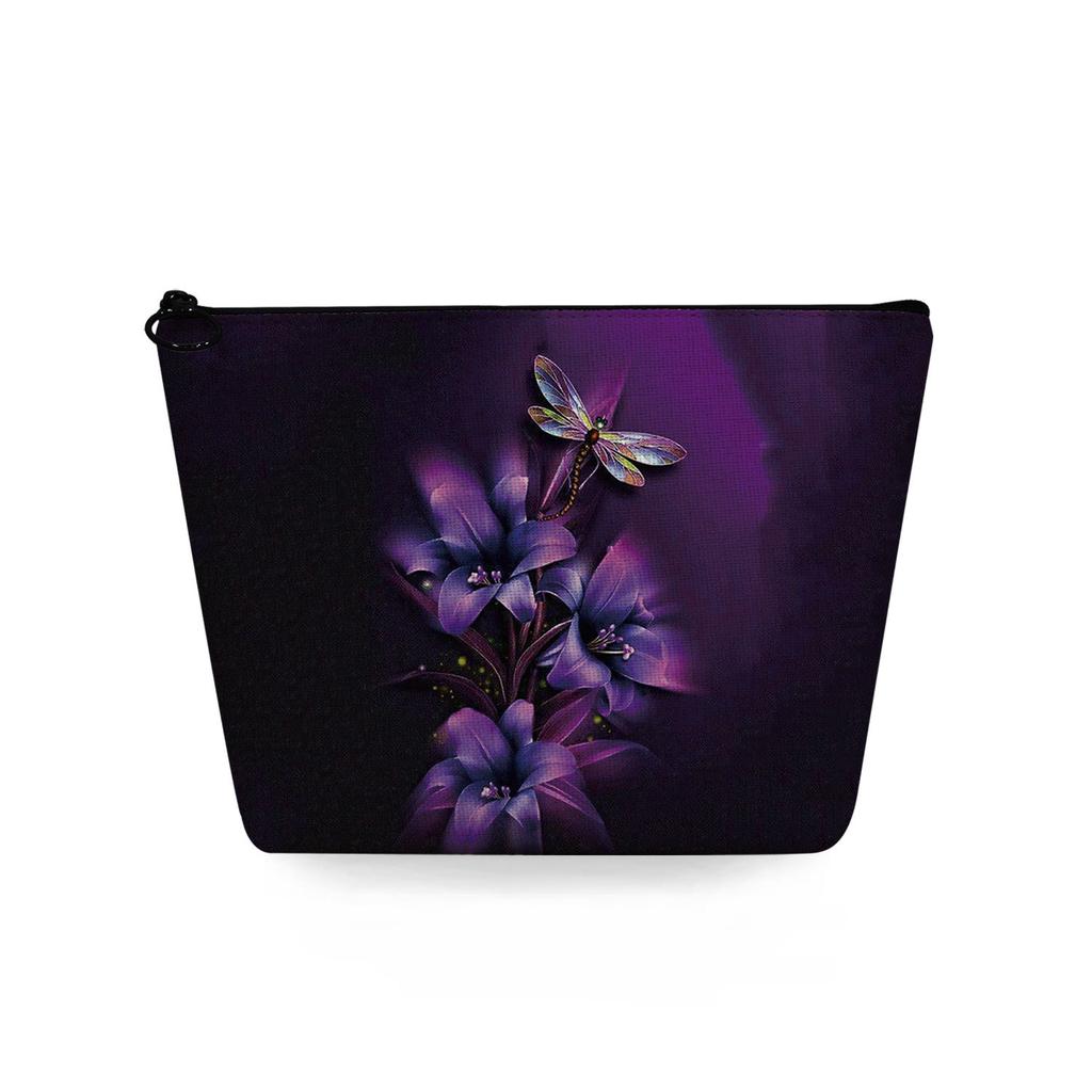 Women Butterfly Print Cosmetic Bag Toiletries Organize Travel Storage Case 6722