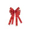 2pcs Glitter Xmas Bow Knot Large Size Christmas Tree Ornaments Christmas Tree Bows  Wedding