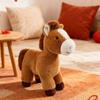 Realistic Horse Plush Toy Year of The Horse Zodiac Soft Stuffed Animal with PP Cotton Filling 2026 Chinese New Year Gift