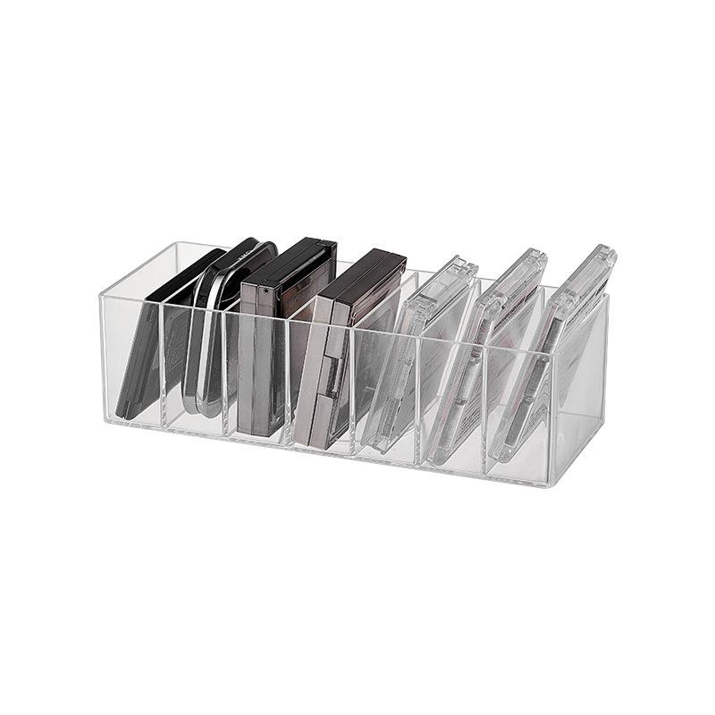 High-End Acrylic Desktop Cosmetic Organizer with Drawer and Shelves