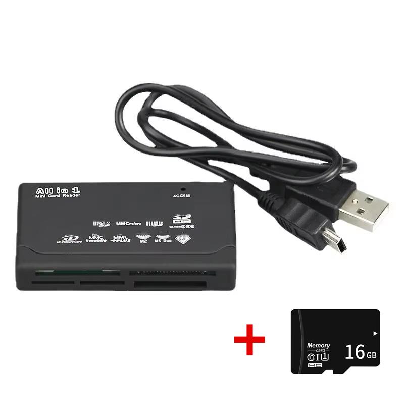 6 in 1 USB Card Reader Extreme Micro SD MMC Mini XD M2 MS DUO TF Memory Card Writer Computer Tablet Laptop Data Transfer Adapter