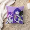 Game Omoris Pillow Covers Cartoon Sofa Decorative Home Double-Sided Printing Short Plush Cute Cushion Cover