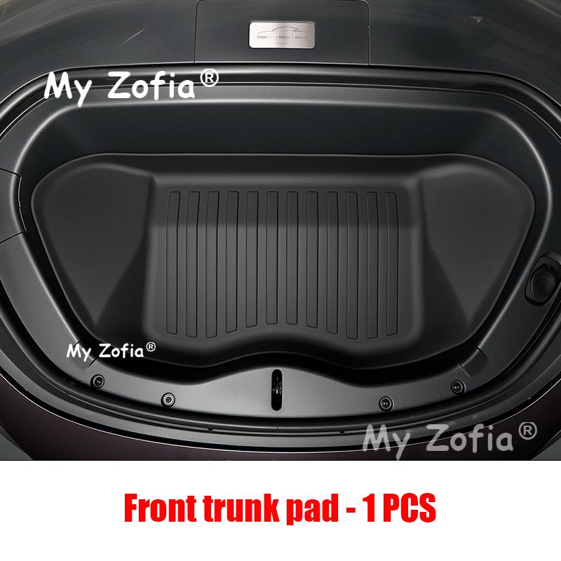 For XPeng P7 2025 2026 Car TPE Trunk Mats Cargo Liner Custom Fit Waterproof Cargo Mats Front Trunk pad Modification Accessories